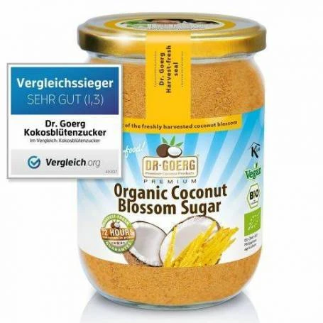 Zahar din nectar de flori de cocos, eco-bio 280g Dr. Goerg