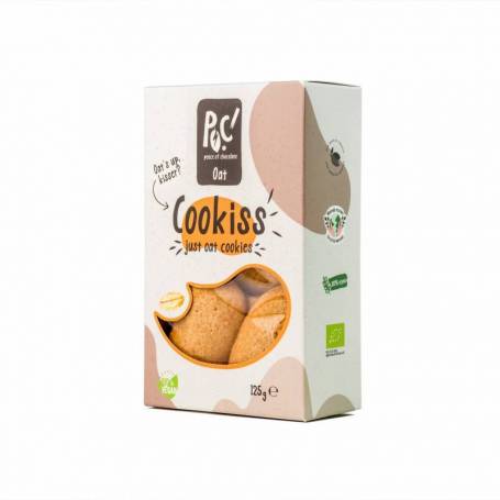 Biscuiti de ovaz, fara zahar, ECO-BIO,125g POC Sweets