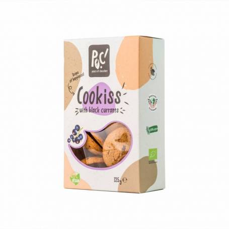 Biscuiti cu coacaze negre, ECO-BIO, 125g POC Sweets