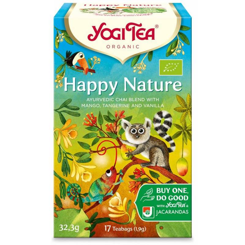 Ceai Happy Nature Eco-Bio 17 pliculete - Yogi Tea