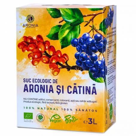 Suc de Aronia si Catina 100% Natural ecologic-bio - 3L, Aronia Charlottenburg