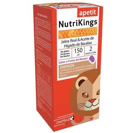 NUTRIKINGS APETIT - sirop cresterea poftei de mancare, 150ml, DIETMED-NATURMIL