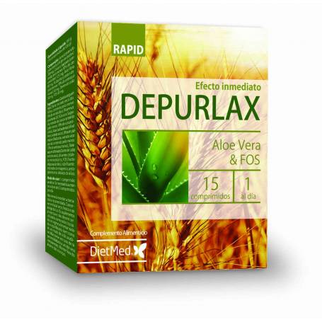 DEPURLAX RAPID, laxativ natural, 15 comprimate DIETMED-NATURMIL