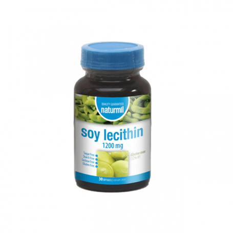 Soy Lecithin - lecitina de soia, 1200mg, 30cps - Naturmil