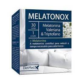 MELATONOX - melatonina, valeriana, triptofan - 30 comprimate, DIETMED-NATURMIL