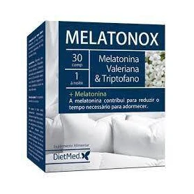 MELATONOX - melatonina, valeriana, triptofan - 30 comprimate, DIETMED-NATURMIL