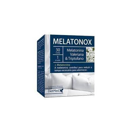 MELATONOX - melatonina, valeriana, triptofan - 30 comprimate, DIETMED-NATURMIL