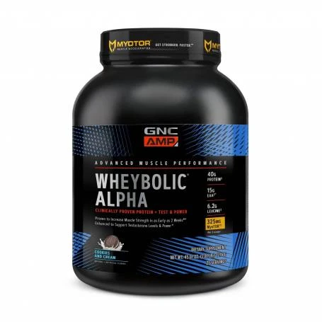 Proteina Din Zer Cu Aroma De Biscuiti Cu Crema, Amp Wheybolic Alpha Myotor, 1276g - GNC