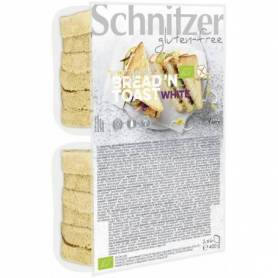 Paine toast alba, fara gluten, 400 g, Schnitzer