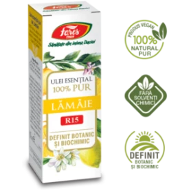 Ulei esential Lamaie, R15, 100% pur, definit botanic si biochimic, 10ml - Fares