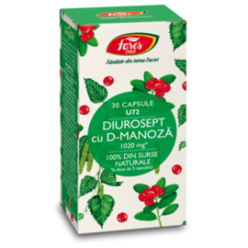 Diurosept cu D-manoza, infectii urinare, U72, 30cps - Fares