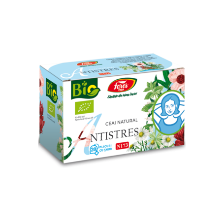 Ceai antistres eco-bio, 20plicuri - Fares