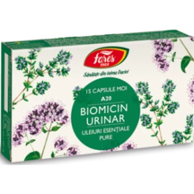 Biomicin urinar - pentru infectii urinare - 250mg - 15cps - Fares