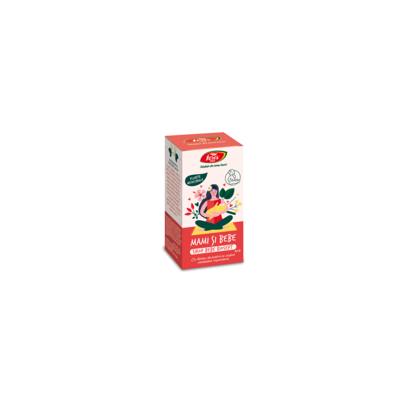 Sirop Biosept - Mami si bebe - A19, cu fructoza 100ml - Fares