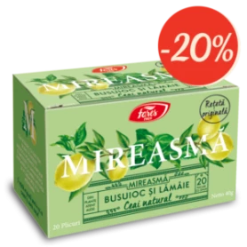 Mireasma, ceai cu busuioc si lamaie, 20plicuri - Fares
