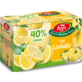 Ceai cu lamaie 40%, 20 plicuri - Fares