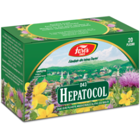 Ceai Hepatocol (hepatic) - D43 - 20pl - Fares