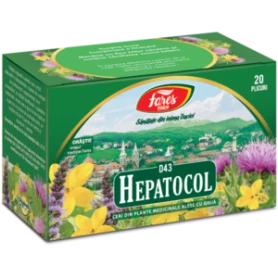 Ceai Hepatocol (hepatic) - D43 - 20pl - Fares