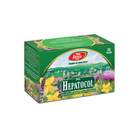 Ceai Hepatocol (hepatic) - D43 - 20pl - Fares