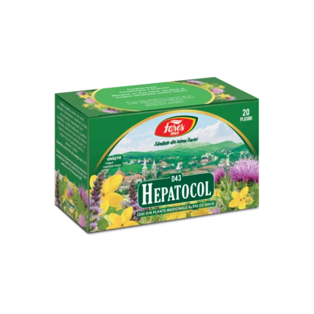 Ceai Hepatocol (hepatic) - D43 - 20pl - Fares