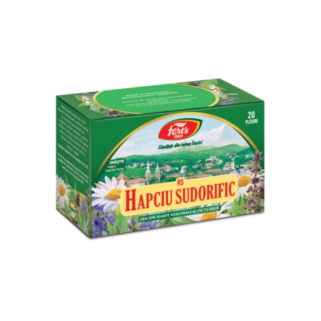 Ceai Hapciu Sudorific - R5 - 20pl - Fares (fost scade febra)