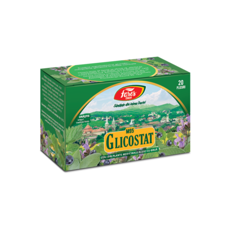 Ceai Glicostat - M95 - 20pl - Fares