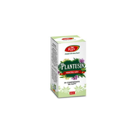 Plantusin pentru gat - R13 - 30cp masticabile - Fares