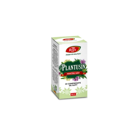 Plantusin pentru gat - R13 - 30cp masticabile - Fares