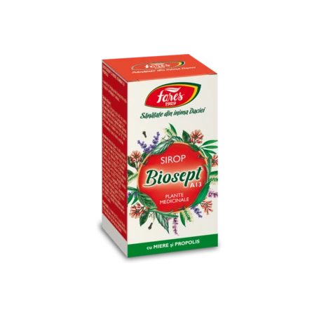 Biosept sirop cu miere si propolis - 100ml - Fares