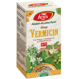 Vermicin sirop cu miere si propolis - 100ml- Fares