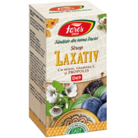 Sirop Laxativ cu miere si propolis, D69 - 100ml - Fares