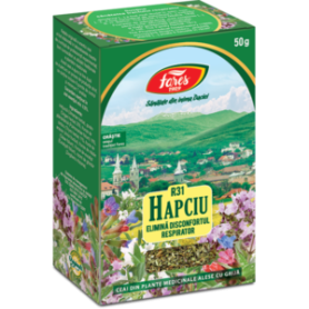 Ceai Hapciu - elimina disconfortul respirator - R31 - 50g - Fares