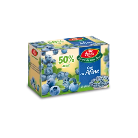 Ceai cu afine 50%, 20plicuri - Fares