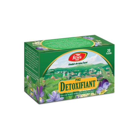 Ceai Detoxifiant, P142, 20plicuri - Fares