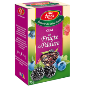 Ceai cu fructe de padure, la punga, 75g - Fares