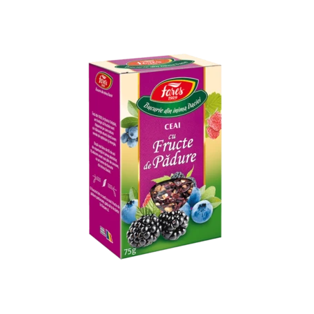 Ceai cu fructe de padure, la punga, 75g - Fares