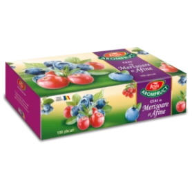 Aromfruct ceai cu merisoare si afine, 100plicuri - Fares