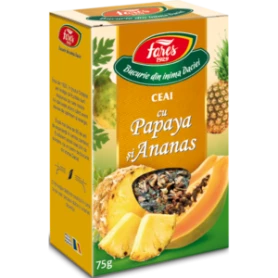 Ceai cu Papaya si Ananas, 75g - Fares
