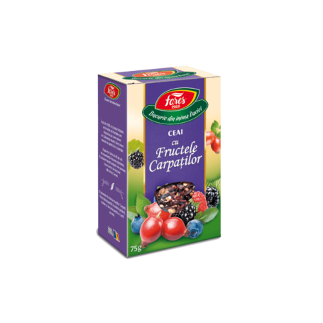 Ceai Fructele Carpatilor, Aromafruct, 75g - Fares