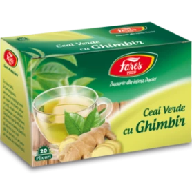 Ceai verde cu ghimbir 20pl, Fares