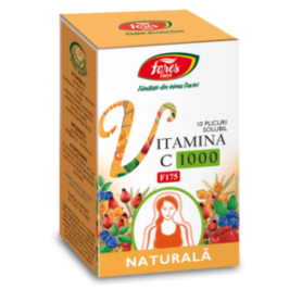 Vitamina C Naturala Solubila, 10plicuri - Fares