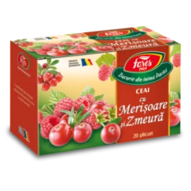 Ceai cu merisoare si zmeura - 20pl - Fares