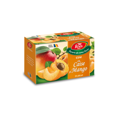 Ceai cu caise si mango, 20plicuri - Fares