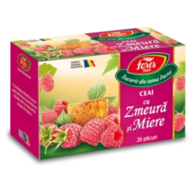 Ceai cu zmeura si miere, 20plicuri - Fares