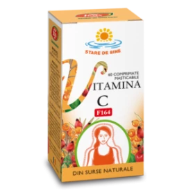 Vitamina C naturala, F164, 60 comprimate masticabile - Fares