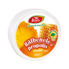 Galbenele si propolis crema - P117 - 20g - Fares