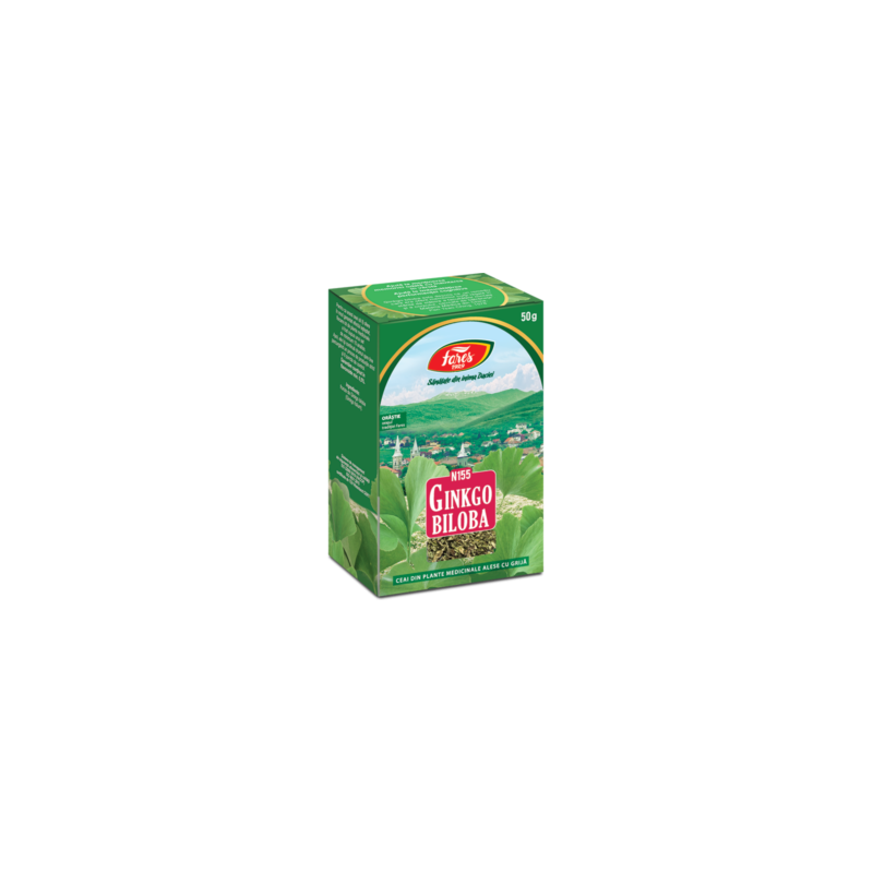 Ceai Ginkgo biloba frunze, N155, 50g - Fares