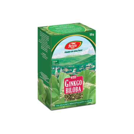 Ceai Ginkgo biloba frunze, N155, 50g - Fares