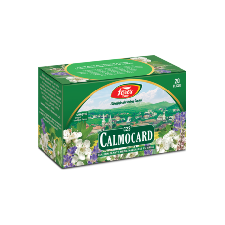 Ceai Calmocard (calmant cardiac), C23 - 20pl - Fares