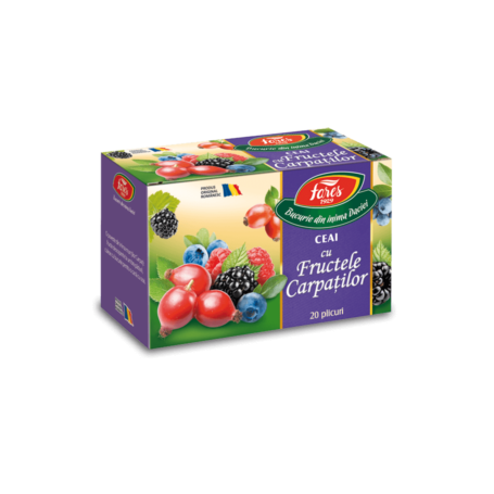 Ceai Fructele Carpatilor, Aromfruct, 20plicuri - Fares